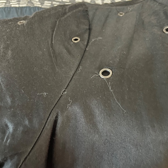 Small Velvet Viviette Grommet Bomber Jacket - Picture 6 of 6